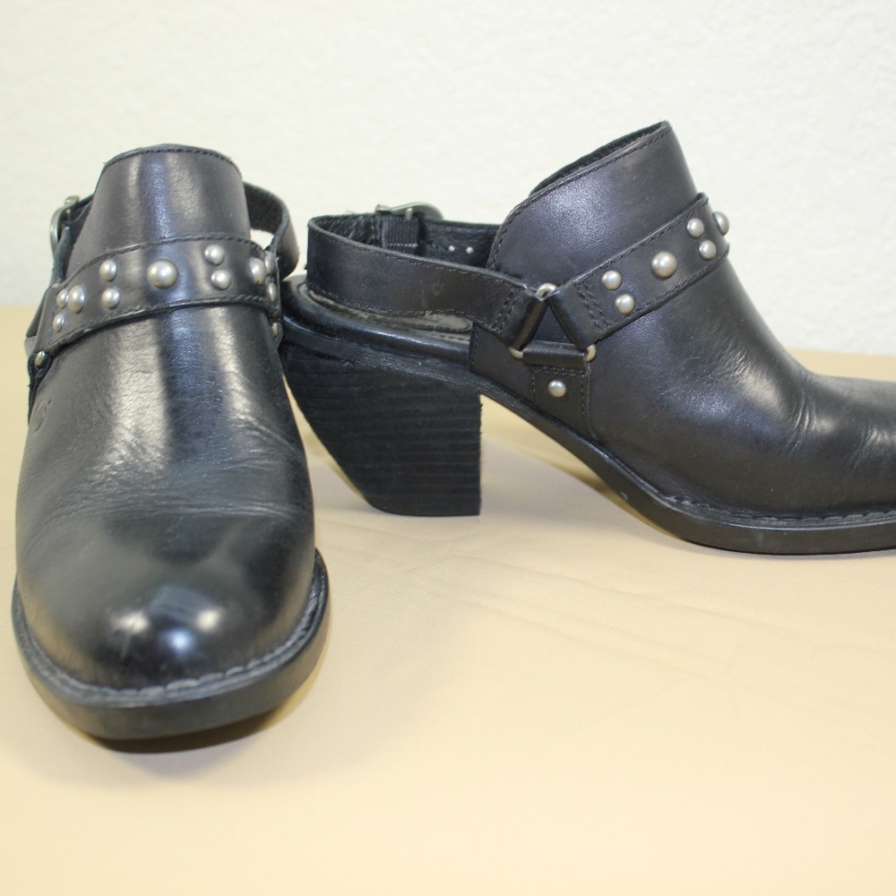 BORN Women's Mule Studded Shoes Black  Size 7 - Picture 4 of 8
